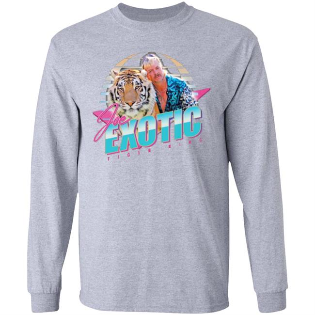 Joe Exotic The Tiger King 80's Jumper Sweatshirt Cat Rescue TV Show Series Retro T Shirt Joe Exotic The Tiger King 80's Jumper Sweatshirt Cat Rescue TV Show Series Retro T Shirt
