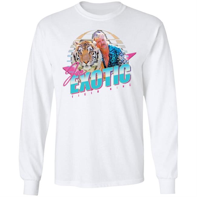 Joe Exotic The Tiger King 80's Jumper Sweatshirt Cat Rescue TV Show Series Retro T Shirt Joe Exotic The Tiger King 80's Jumper Sweatshirt Cat Rescue TV Show Series Retro T Shirt