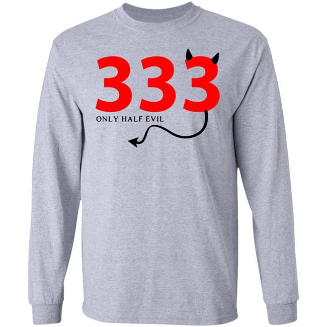 333 Only Half Evil Hooded Sweatshirt 333 Only Half Evil Hooded Sweatshirt