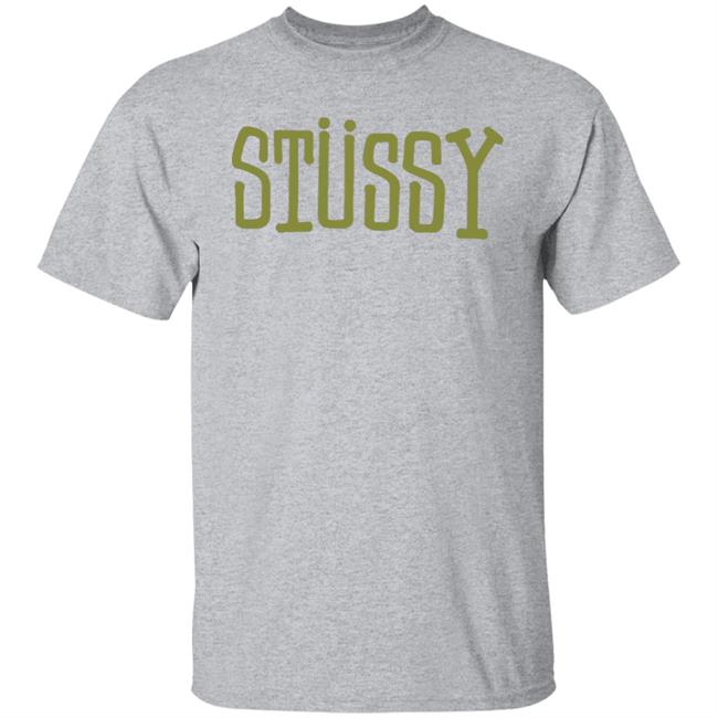 BLOCK TYPE CREW Stussy Crewneck Sweatshirt BLOCK TYPE CREW Stussy Crewneck Sweatshirt