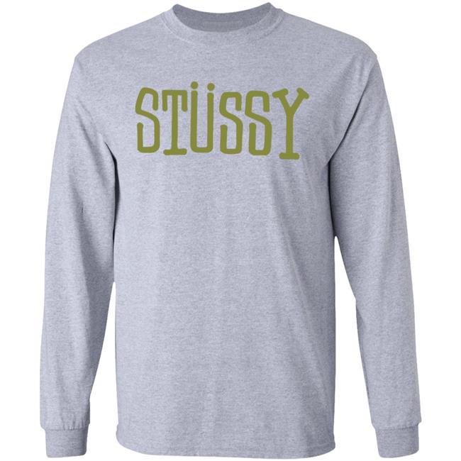 BLOCK TYPE CREW Stussy Crewneck Sweatshirt BLOCK TYPE CREW Stussy Crewneck Sweatshirt