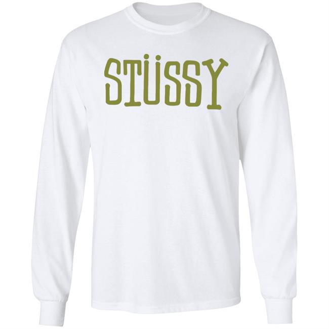 BLOCK TYPE CREW Stussy Crewneck Sweatshirt BLOCK TYPE CREW Stussy Crewneck Sweatshirt