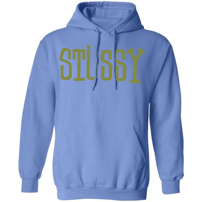 BLOCK TYPE CREW Stussy Crewneck Sweatshirt BLOCK TYPE CREW Stussy Crewneck Sweatshirt