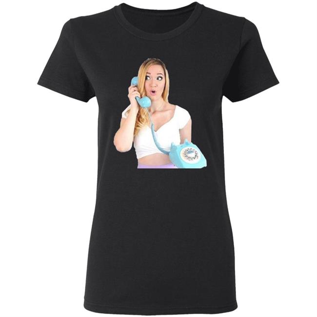 Alisha Marie On The Phone T Shirt Alisha Marie On The Phone T Shirt