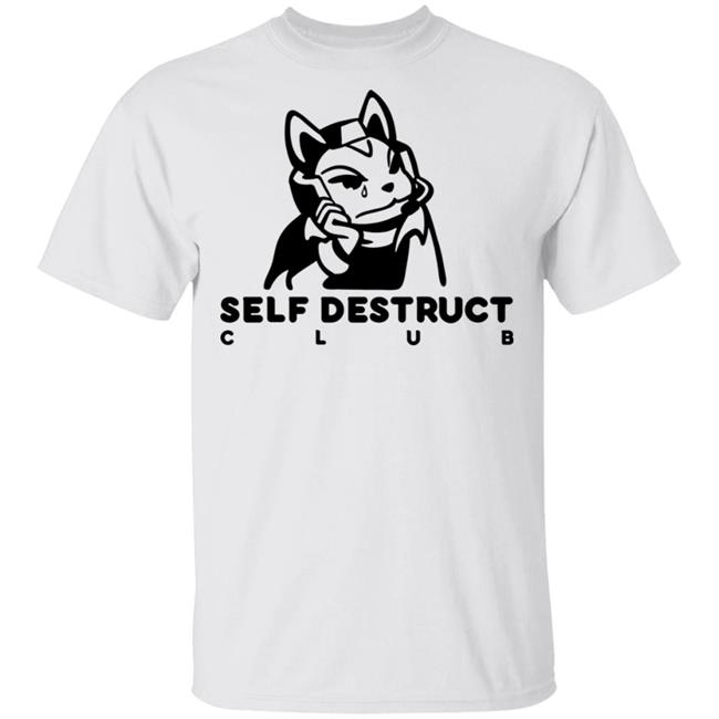 Jisu.Gg Merch Self-Destruct Club Long-Sleeve T Shirt Jisu.Gg Merch Self-Destruct Club Hoodie Sweatshirt