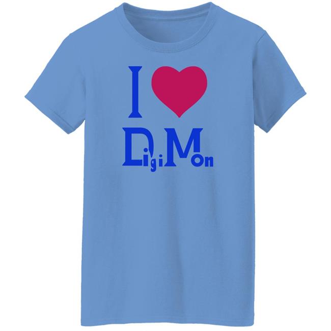 I Love Digimon Shirt Mizabitha I Love Digimon Shirt Mizabitha