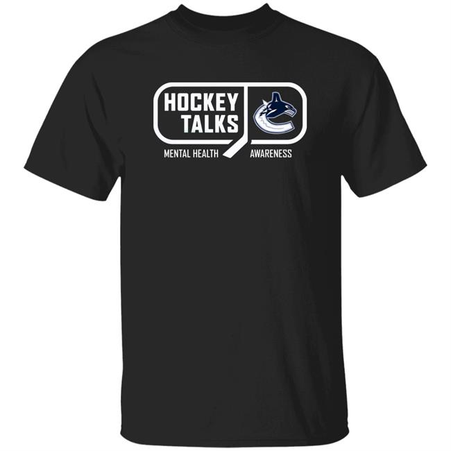 Vancouver Canucks Hockey Talks T-Shirt Myrtle Beach Pelicans Obvious Shirts Obvious Shirts Hoodie Sweatshirt