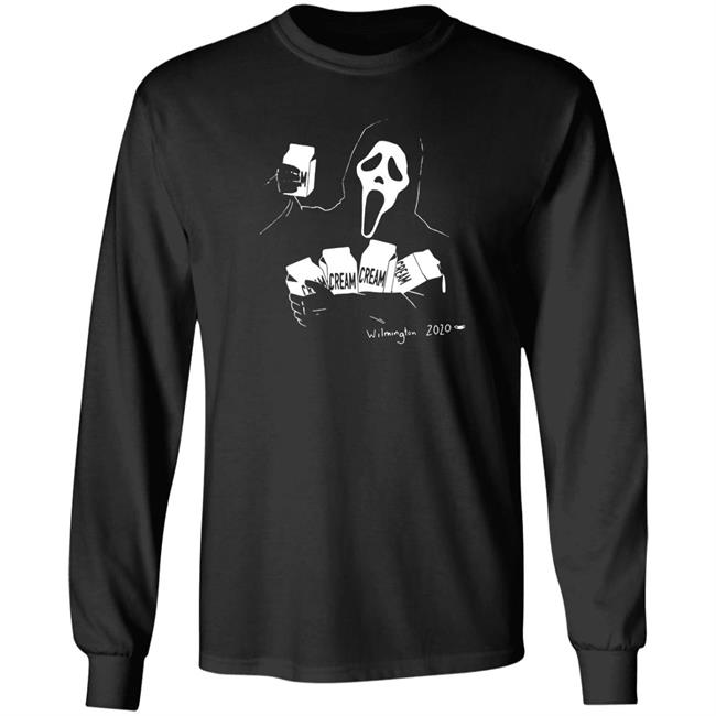 Scream 5 Star Reveals Shirt Heather Matarazzo Scream 5 Cream Shirt