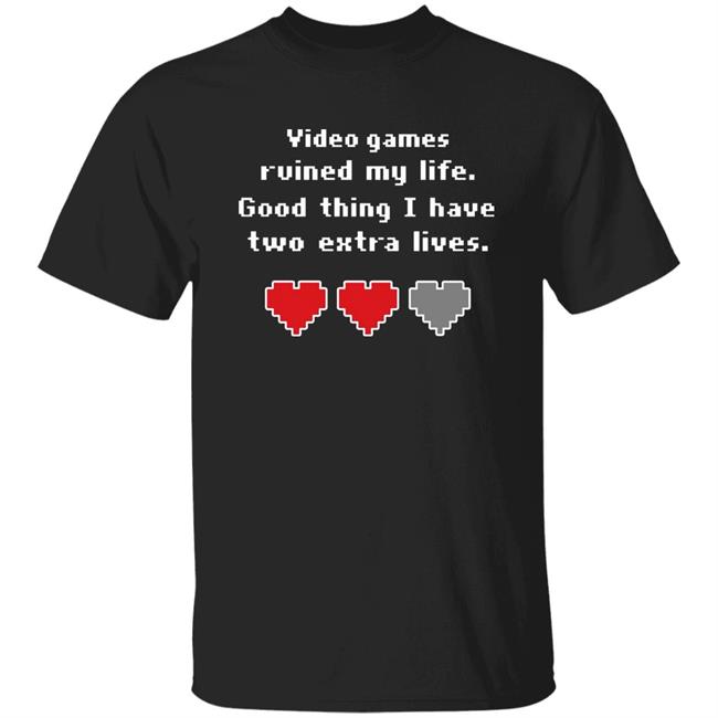 Video Games Ruined My Life T-Shirt Danny Devito Video Games Ruined My Life T-Shirt Hoodie Sweatshirt