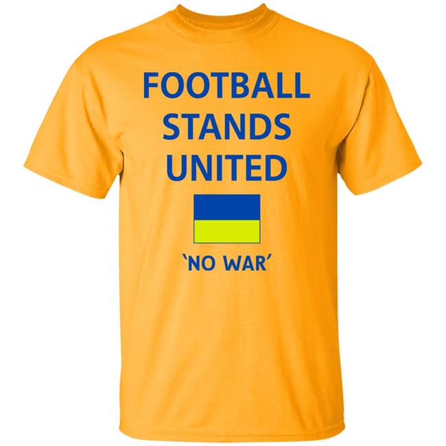 Football Stands United No War Shirt Football Players Leave Russian Club