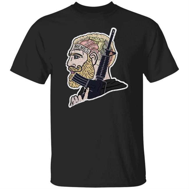 Chad Phrenology Memes T Shirt Ballistic Ink Merch Iraqveteran8888