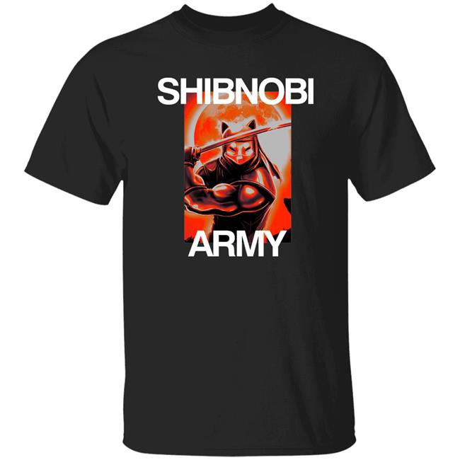 Shibnobi Essentials Shibnobi Store Tee Shibnobi Army T Shirt