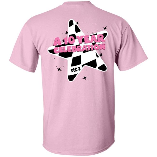 5Sos Merch 5 Seconds Of Summer 10 Year Celebration Tee Shirt