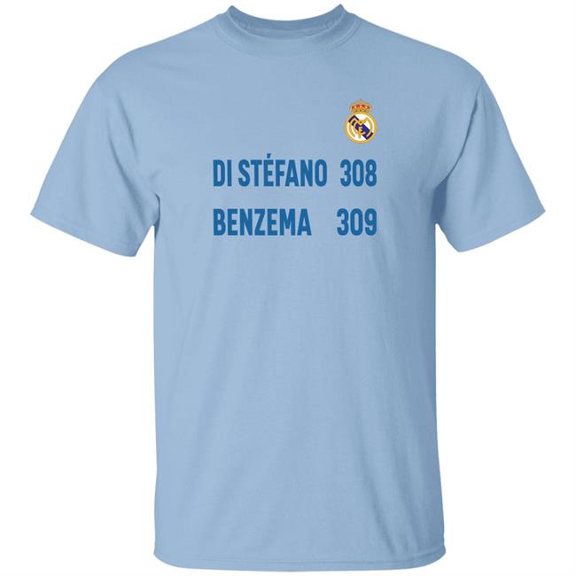 Di Stefano 308 Benzema 309 Shirt Karim Benzema Real Madrid Perez Di Stefano 308 Benzema 309 Shirt Karim Benzema Real Madrid Perez