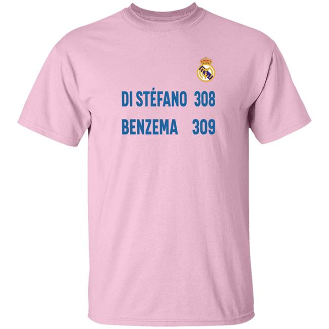 Di Stefano 308 Benzema 309 Shirt Karim Benzema Real Madrid Perez Di Stefano 308 Benzema 309 Shirt Karim Benzema Real Madrid Perez