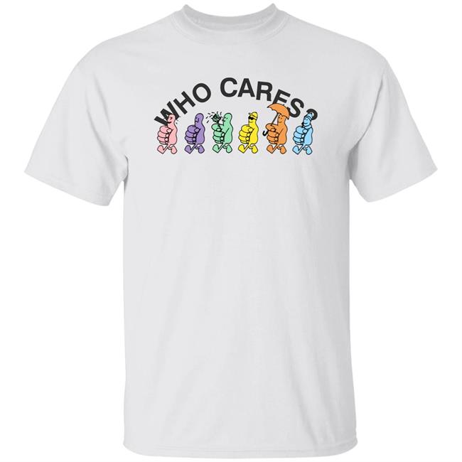 Rex Orange County Store Merch Who Cares White Tee Shirt