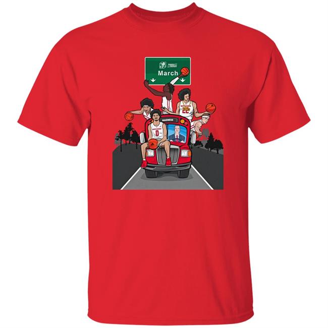 The Scarlet Knights Bus Is En Route To Dayton Ohio March Madness Shirt Rutgers Scarlet Knights Men's Basketball