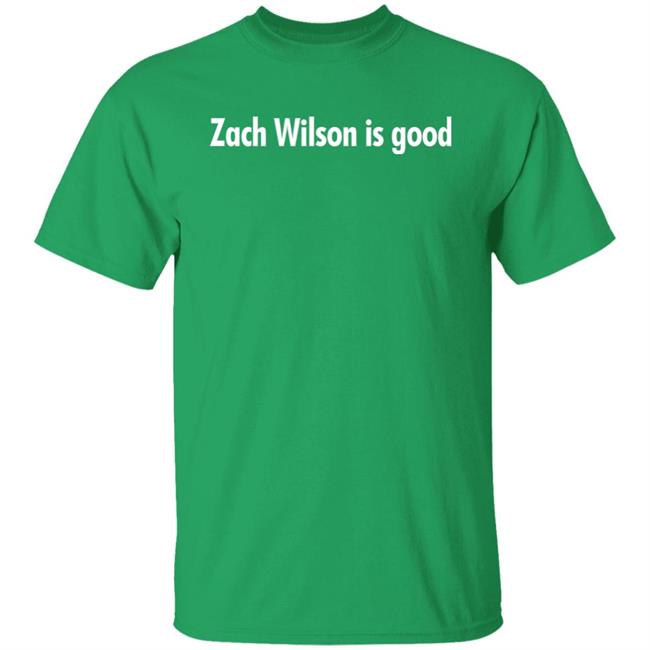 Zachary Wilson Zach Wilson Is Good Shirt Eric Suris