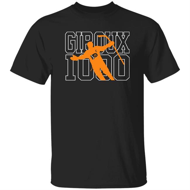 Claude Giroux Philadelphia Flyers Giroux 1000 Shirt Jamey Baskow