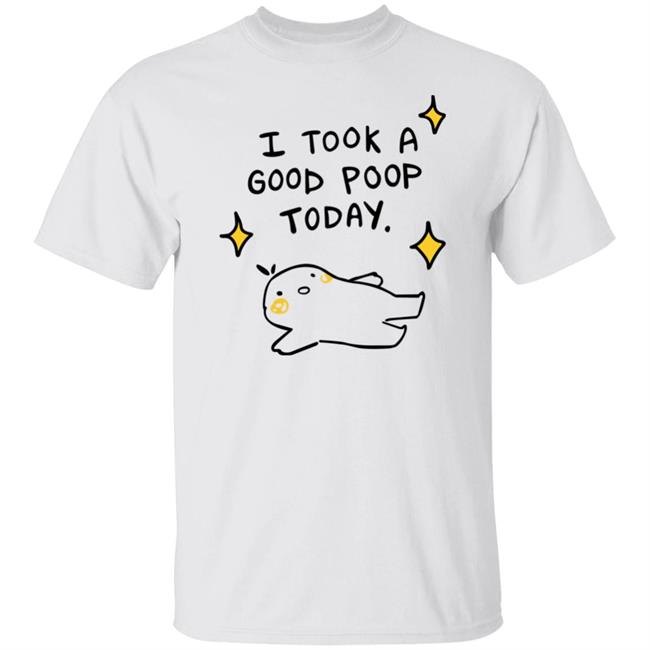 Ohmonah Shop Pokimane I Took A Good Poop Today Shirt Pokimanelol