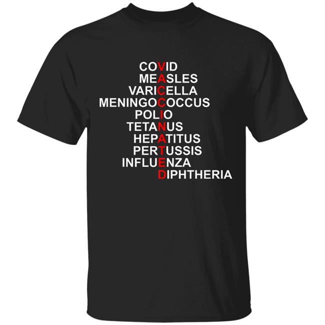 Vaccine Shirts Nicole Baldwin Vaccinated Covid Measles Varicella Meningococus Polio Shirt Hoodie Sweatshirt