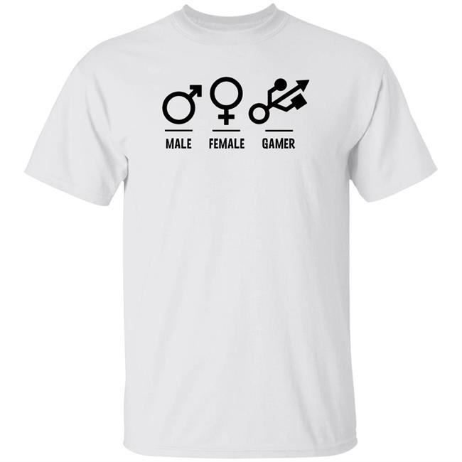 Male Female Gamer Shirt Mocha Male Female Gamer Shirt Hoodie Sweatshirt