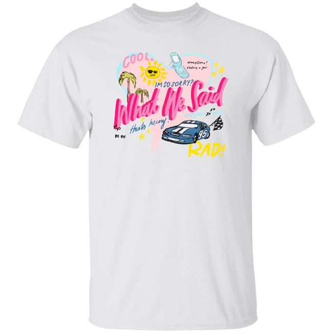 Wws Summer Graphic Shirt Dearmedia Store What We Said Podcast Merch