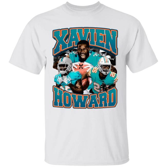 Xavien Howard X Vintage T-Shirt Dolphin Nation Xavien Howard Shirt Hoodie Sweatshirt