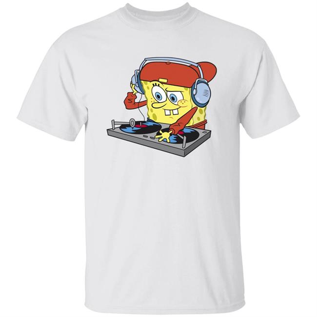 Bob Esponja Mix Shirt Dj Bob Esponja Remix Trap Shirt Hoodie Sweatshirt