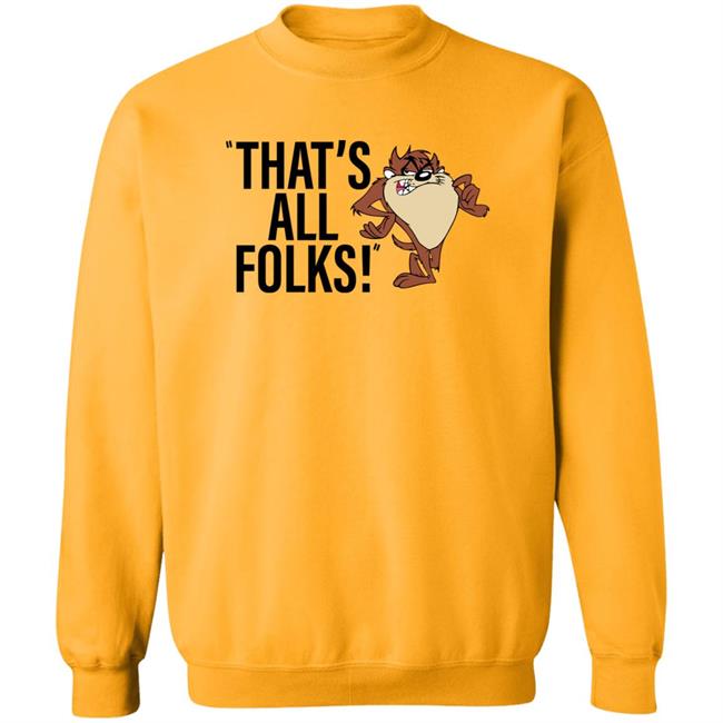 That's All Folks Shirt Taz That's All Folks Shirt Taz