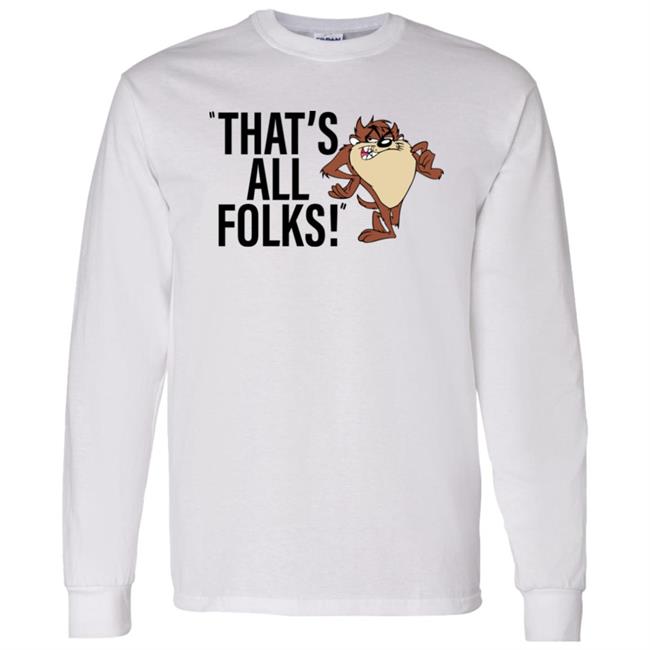 That's All Folks Shirt Taz That's All Folks Shirt Taz