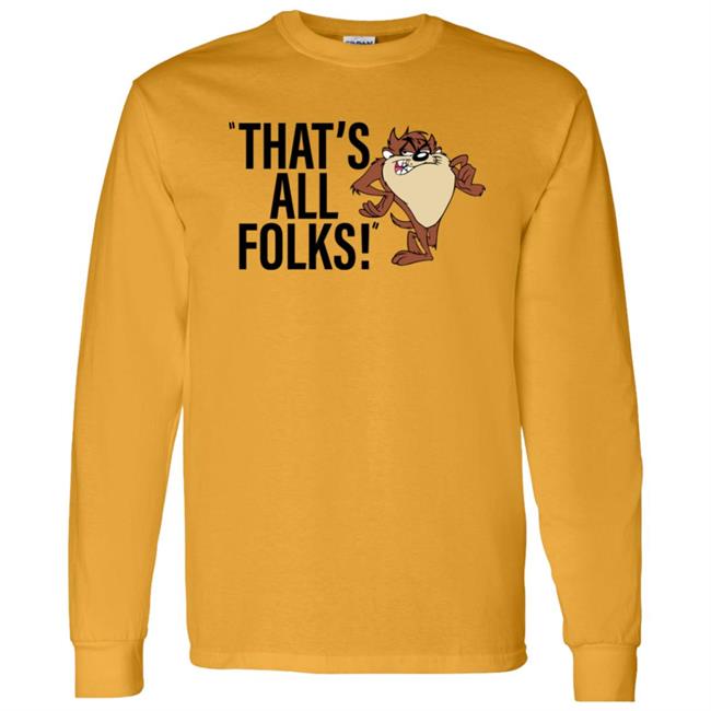 That's All Folks Shirt Taz That's All Folks Shirt Taz