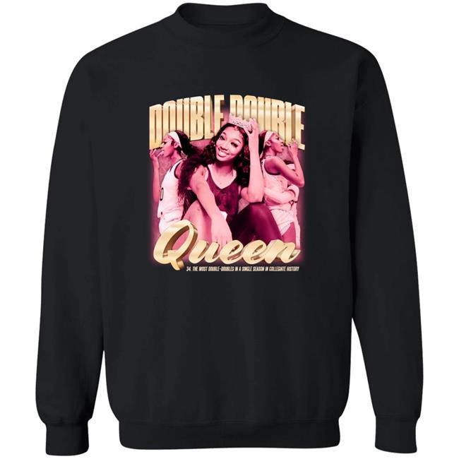 Angel Reese Double-Double Queen Shirt Angel Reese Double-Double Queen Shirt