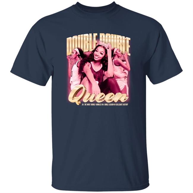Angel Reese Double-Double Queen Shirt Angel Reese Double-Double Queen Shirt