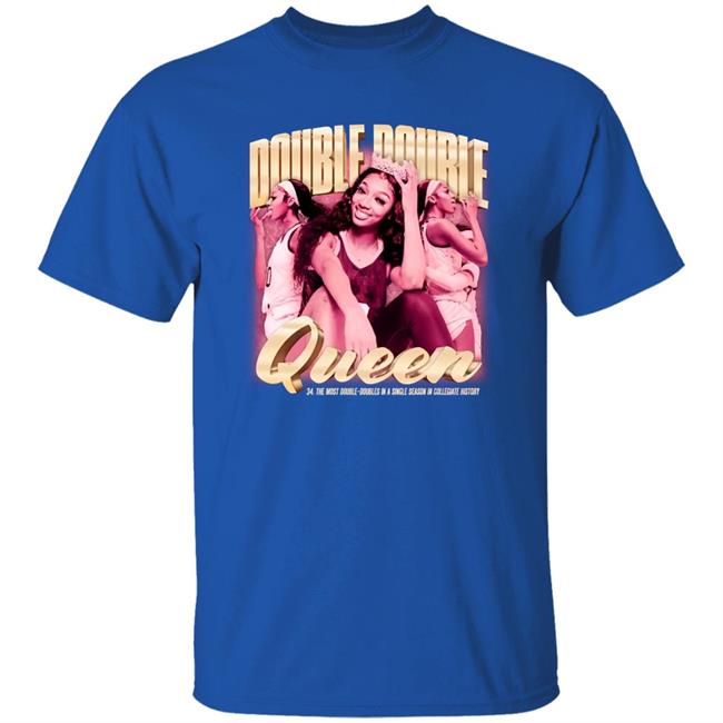 Angel Reese Double-Double Queen Shirt Angel Reese Double-Double Queen Shirt