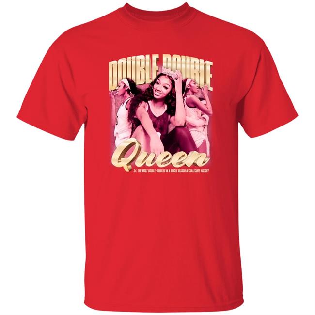 Angel Reese Double-Double Queen Shirt Angel Reese Double-Double Queen Shirt