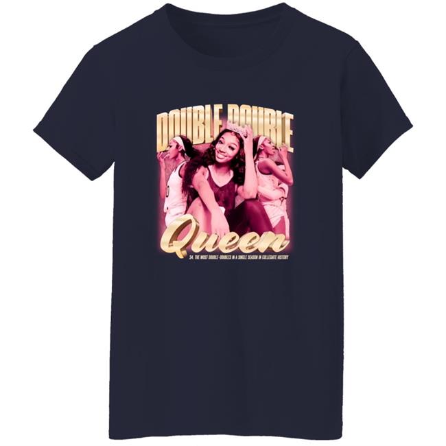 Angel Reese Double-Double Queen Shirt Angel Reese Double-Double Queen Shirt