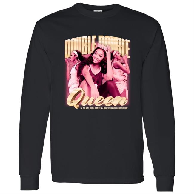 Angel Reese Double-Double Queen Shirt Angel Reese Double-Double Queen Shirt