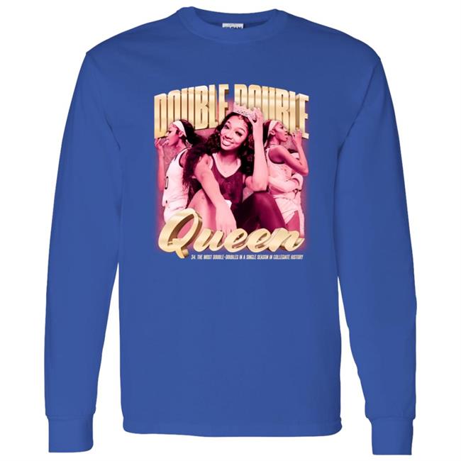 Angel Reese Double-Double Queen Shirt Angel Reese Double-Double Queen Shirt