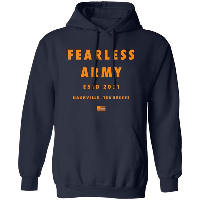 Jimmy Dodds Fearless Army Stacked Nashville Tennessee Hoodie Blaze Media Shop