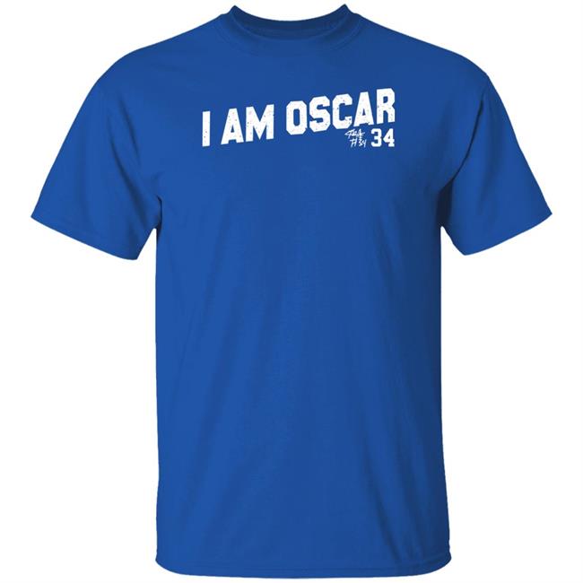 Kentucky Branded Store I Am Oscar 34 Royal Shirt Big O Oscartshiebwe34