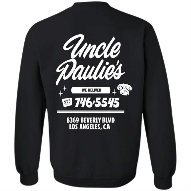 Uncle Paulie's Deli Merch Uncle Paulies Hoodie Pete Davidson Wearing Uncle Paulies Hoodie Uncle Paulie's Deli Merch Uncle Paulies Hoodie Pete Davidson Wearing Uncle Paulies Hoodie