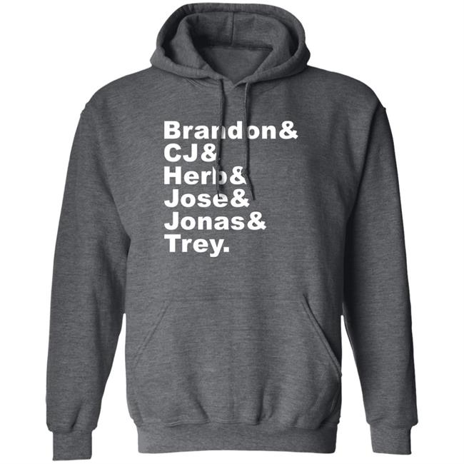 Brandon Cj Herb Jose Jonas Trey Shirt New Orleans Pelicans Jeff Nowak Brandon Cj Herb Jose Jonas Trey Shirt New Orleans Pelicans Jeff Nowak