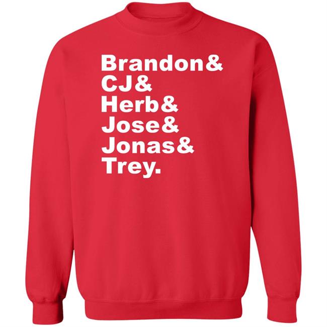 Brandon Cj Herb Jose Jonas Trey Shirt New Orleans Pelicans Jeff Nowak Brandon Cj Herb Jose Jonas Trey Shirt New Orleans Pelicans Jeff Nowak