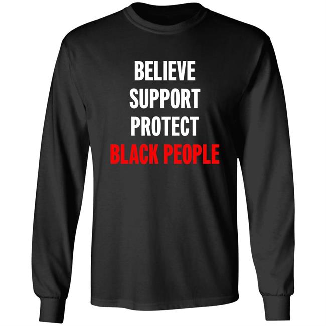 Chicago Red Stars Believe Support Protect Black People Shirt Hoodie Sweatshirt