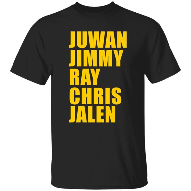 Juwan Jimmy Ray Chris Jalen Shirt Jimmy King