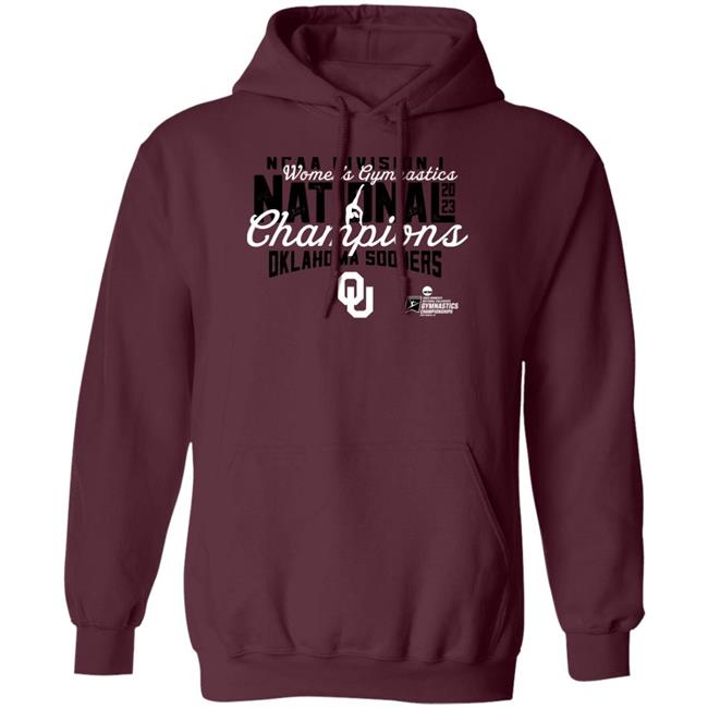 Crimson Oklahoma Sooners 2023 Ncaa Women's Gymnastics National Champions Shirt