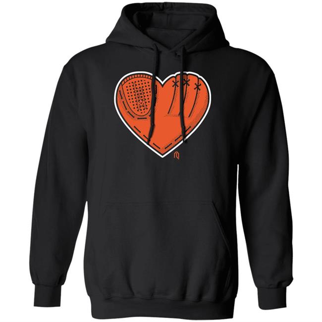 Athlete Logos Glove Heart Shirt