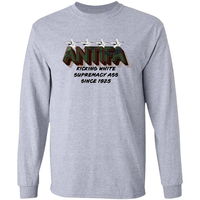 Ordinary1world Antifa Kicking White Supermacy Ass Since 1925 Shirt Double Espresso Shirt And Gear Company Shop Hoodie Sweatshirt