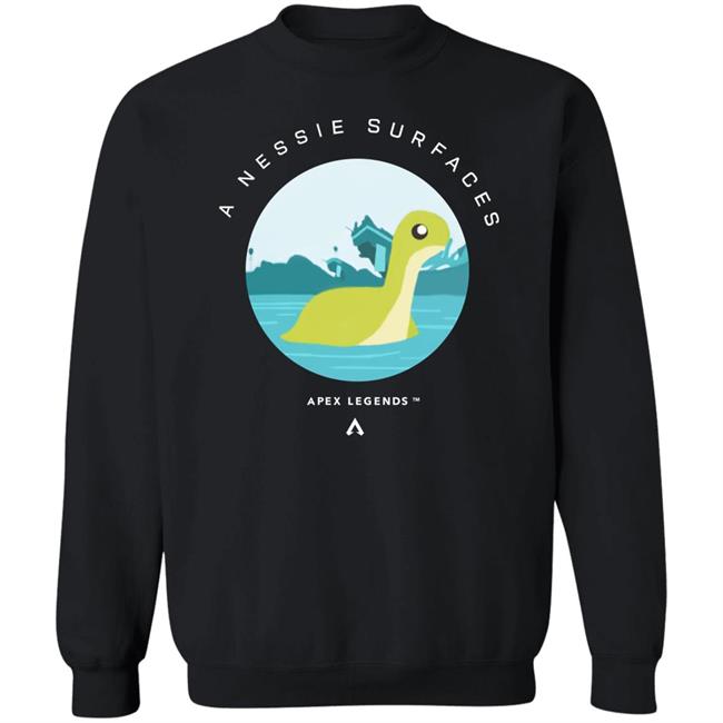 Veryneko Store A Nessie Surfaces Apex Legends Sweatshirt Justine Huxley
